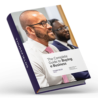 Front Cover Guide to Buying a Business Mock Up 2